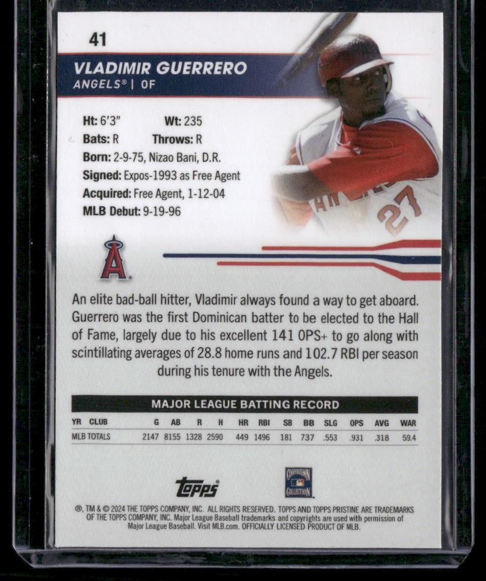 2024 Topps Pristine #41 Vladimir Guerrero