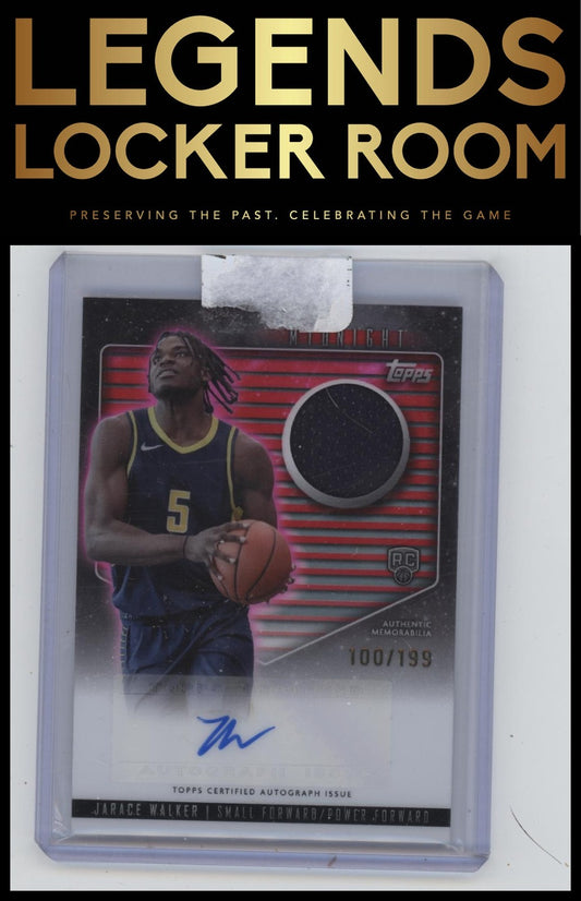 2023-24 Topps Midnight #RJA-JAW Jarace Walker Rookie Jersey Auto /199