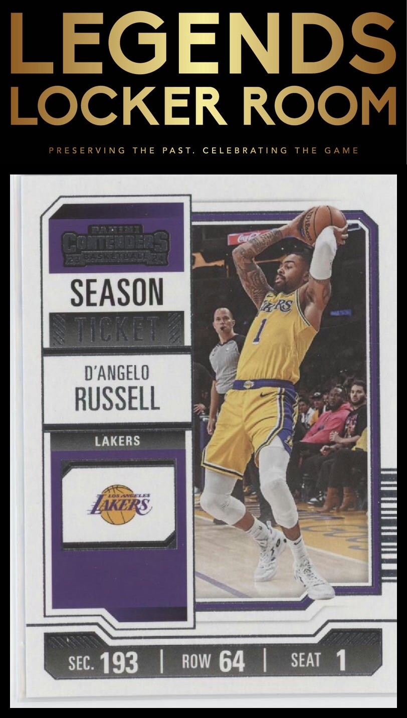 2023-24 Panini Contenders #63 D'Angelo Russell Season Ticket Retail