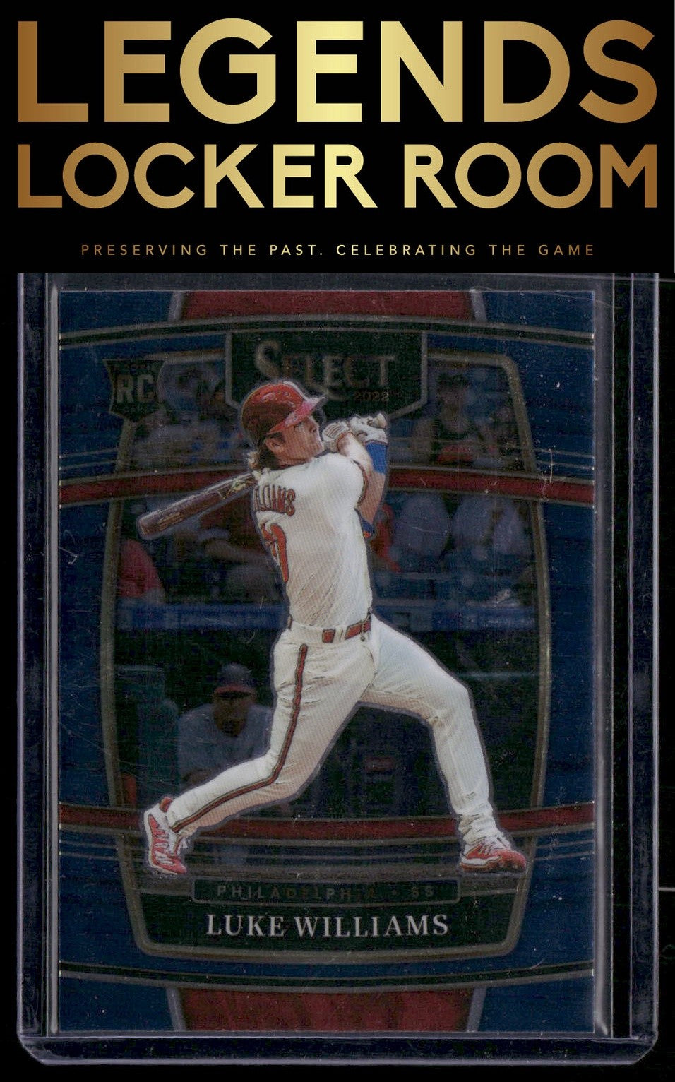 2022 Panini Select #8 Luke Williams Blue Retail Base