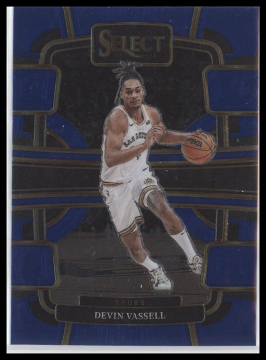 2023-24 Panini Select #48 Devin Vassell Blue (Retail Base)