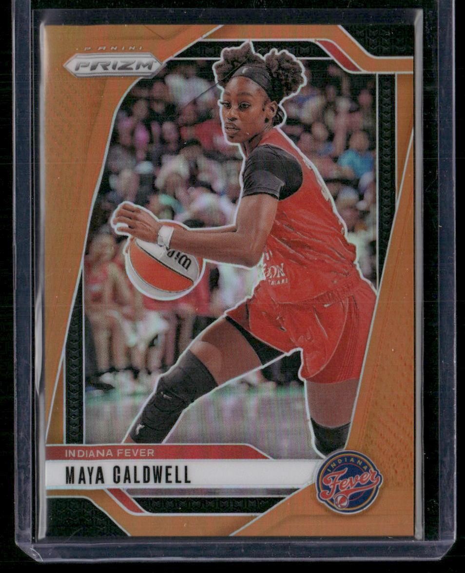 2024 Panini Prizm WNBA #38 Maya Caldwell Orange Prizms #/99