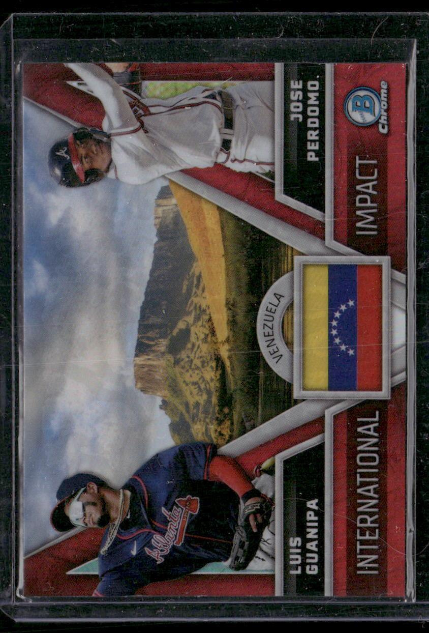 2024 Bowman Chrome #II-3 Jose Perdomo / Luis Guanipa International Impact