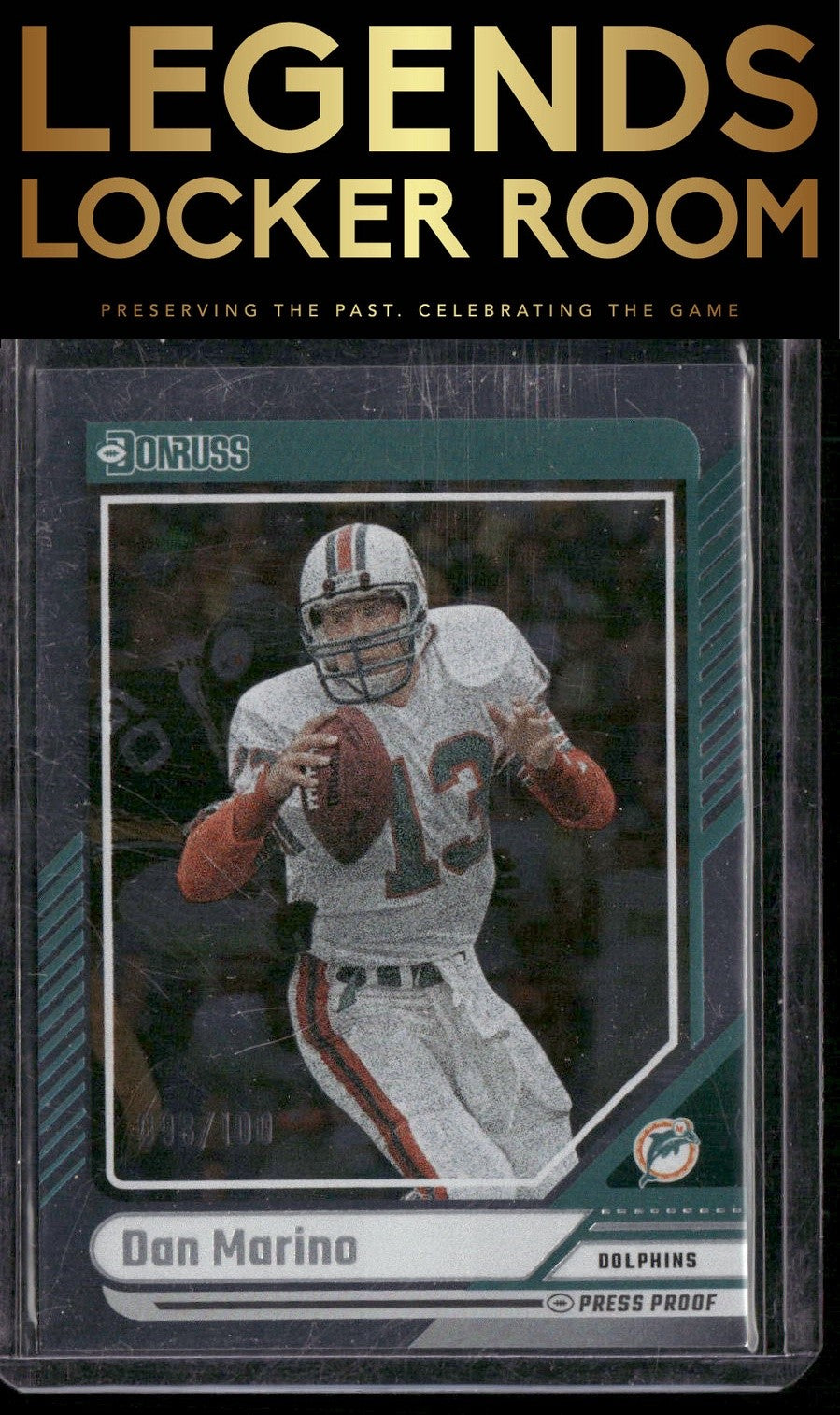 2024 Donruss #55 Dan Marino Press Proof Silver #/100