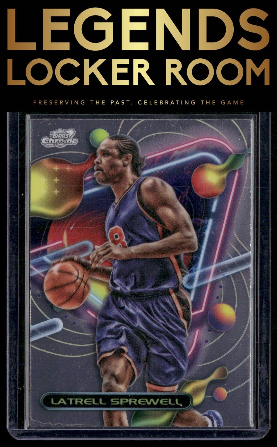 2023-24 Topps Chrome Cosmic #145 Latrell Sprewell