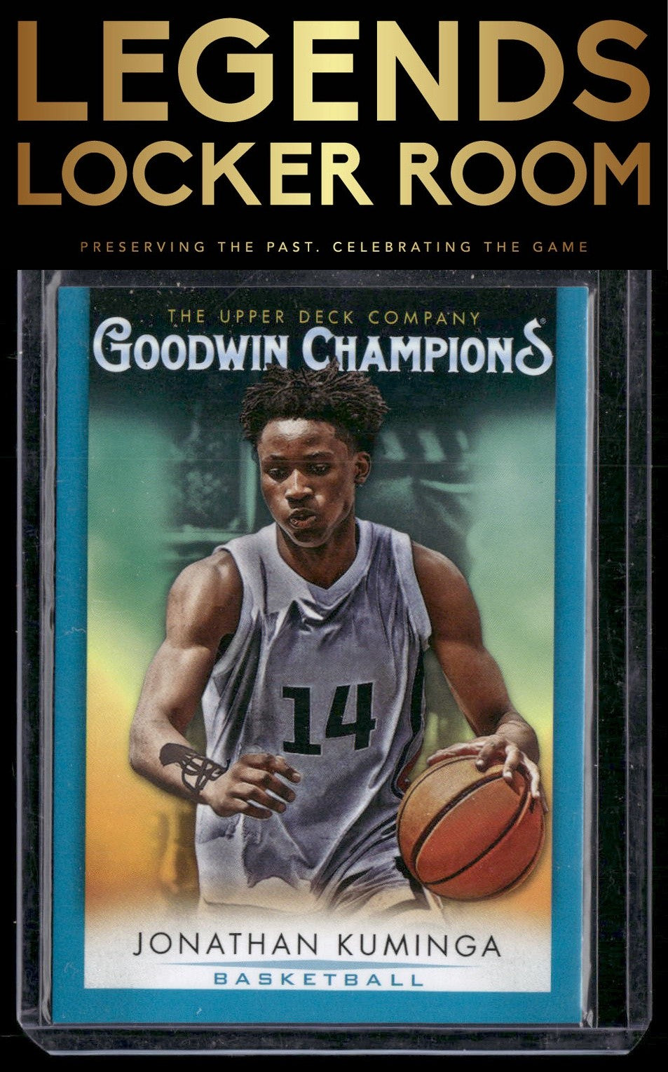 2021 Upper Deck Goodwin Champions #35 Jonathan Kuminga Turquoise