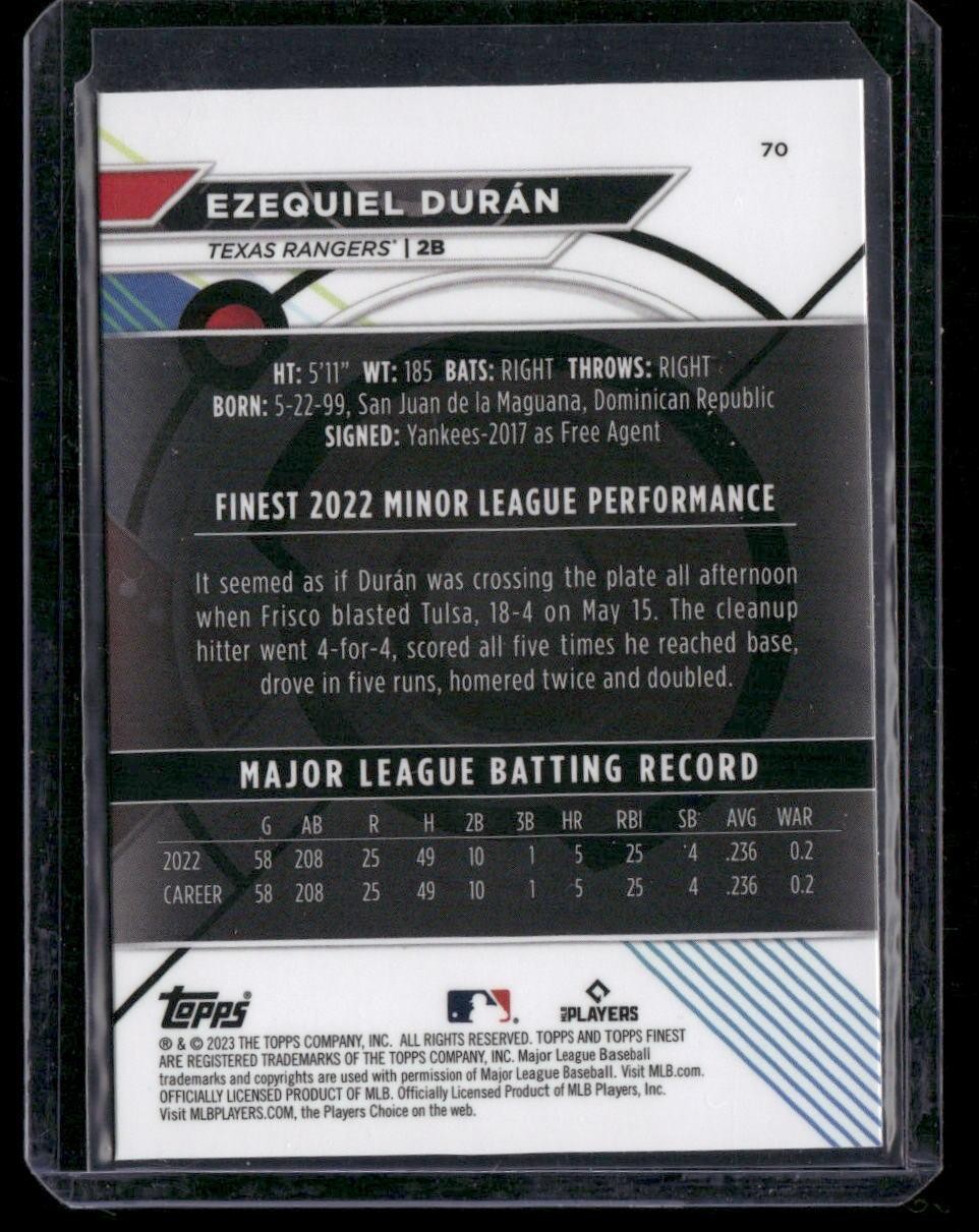 2023 Finest #70 Ezequiel Durán