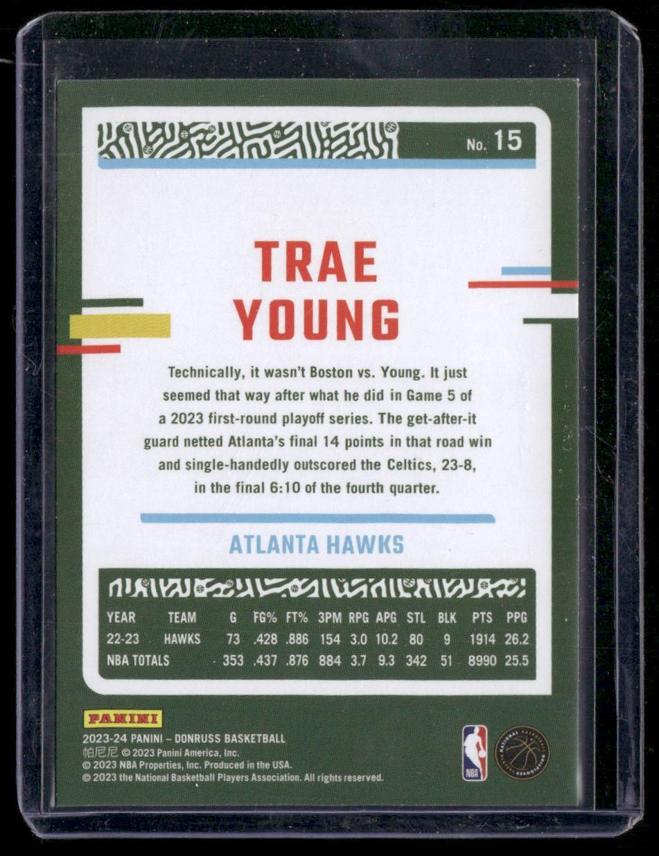 2023-24 Donruss #15 Trae Young