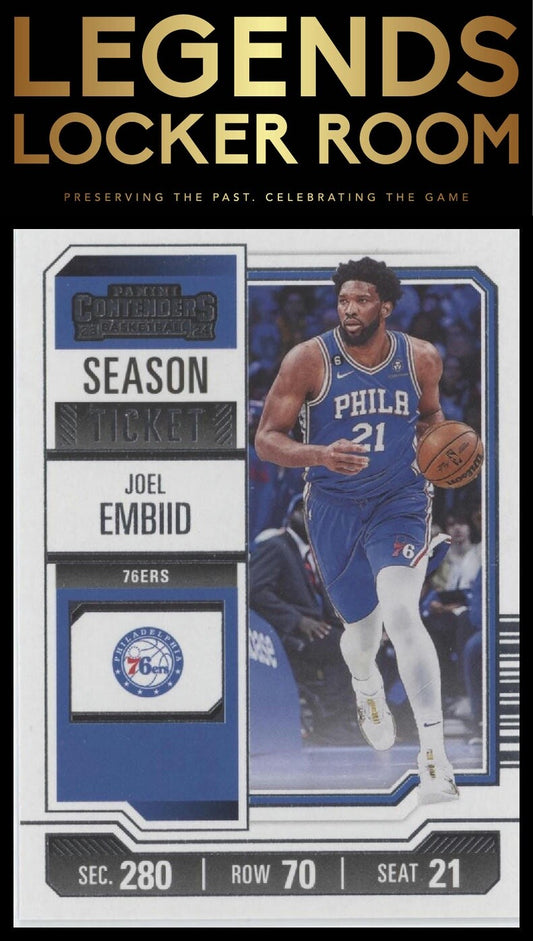 2023-24 Panini Contenders #56 Joel Embiid Season Ticket Retail