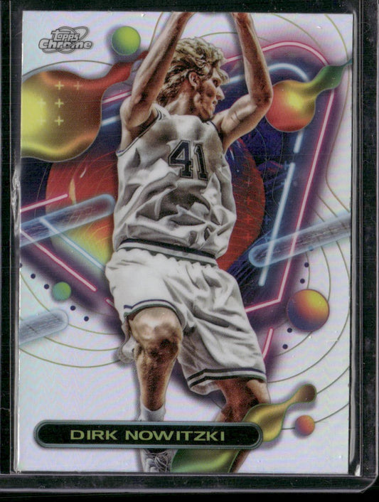 2023-24 Topps Chrome Cosmic #32 Dirk Nowitzki Refractors