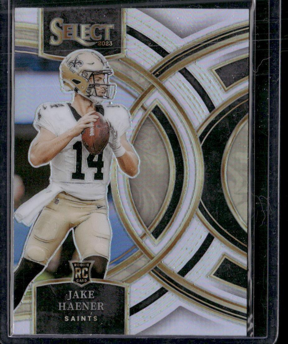 2023 Panini Select #186 Jake Haener Silver Prizms