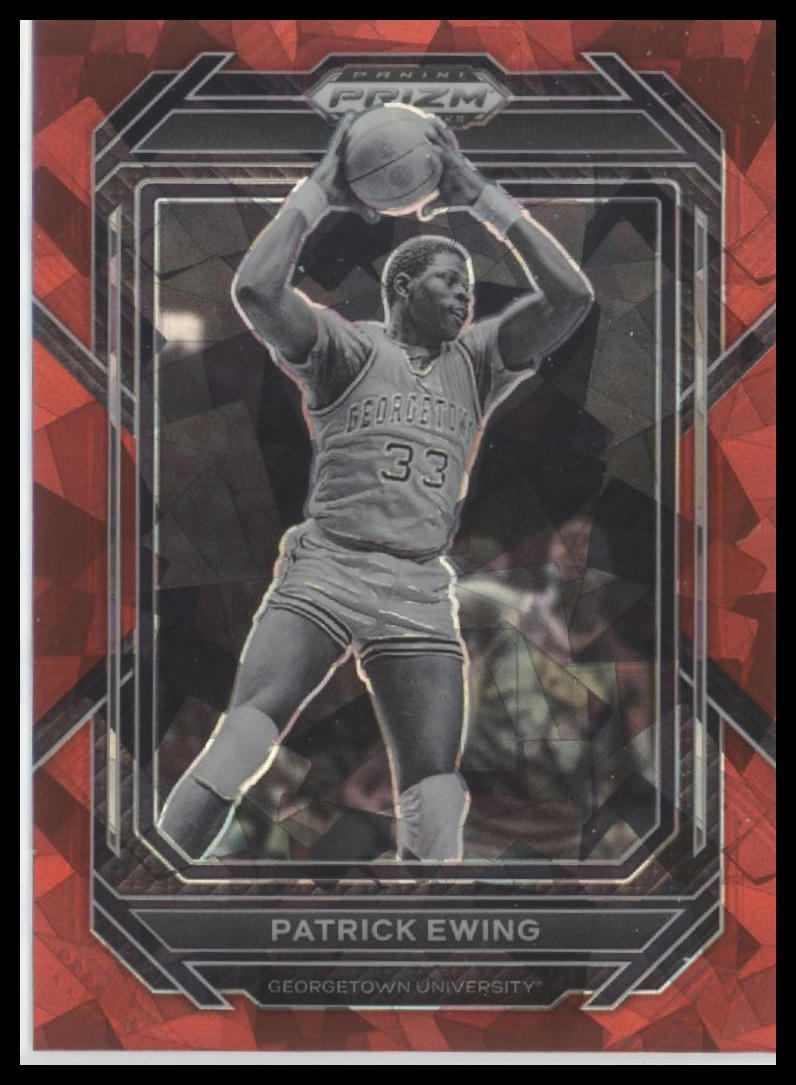 2023 Panini Prizm Draft Picks #96 Patrick Ewing Red Ice