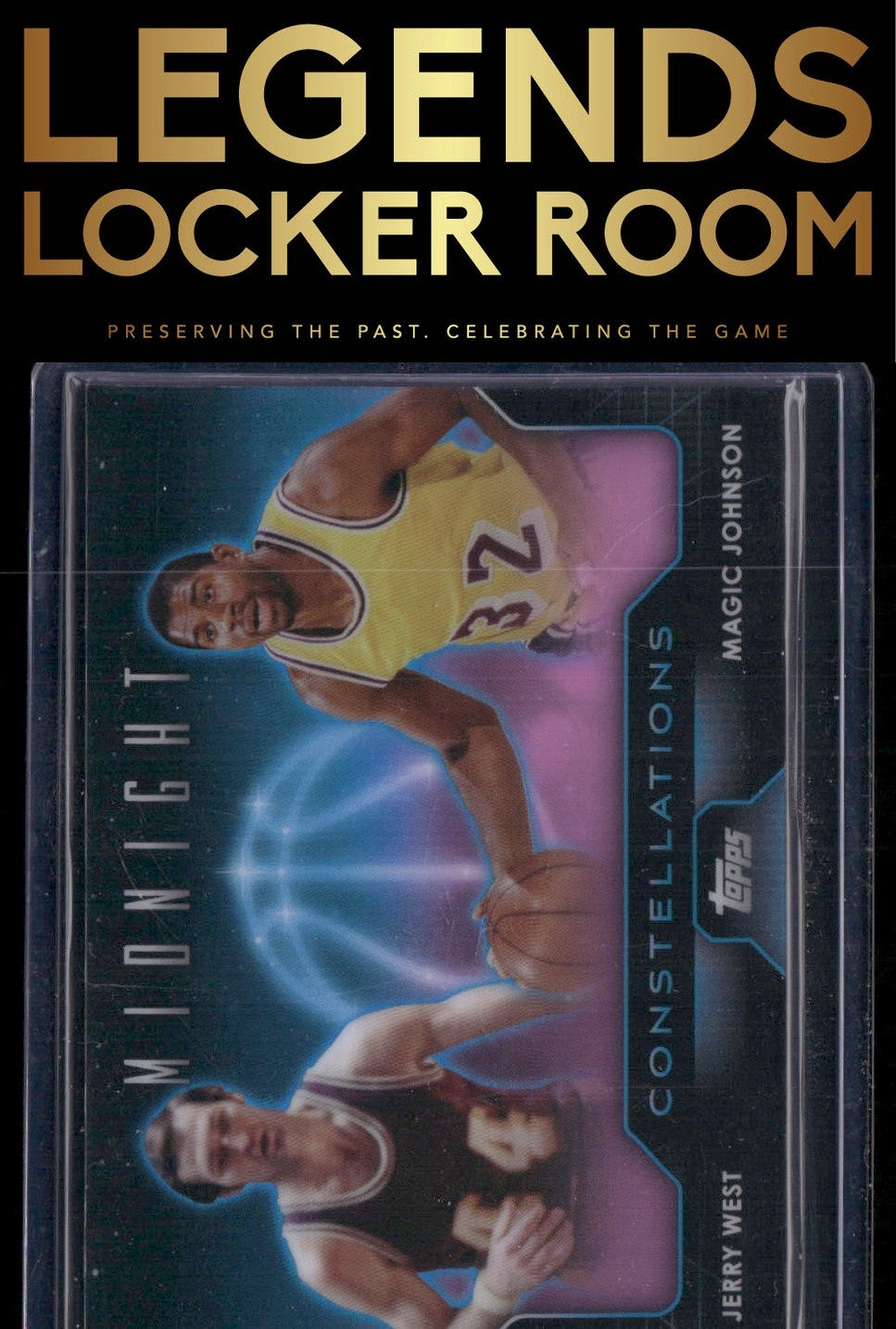 2023-24 Topps Midnight #C-8 Jerry West / Magic Johnson Constellations