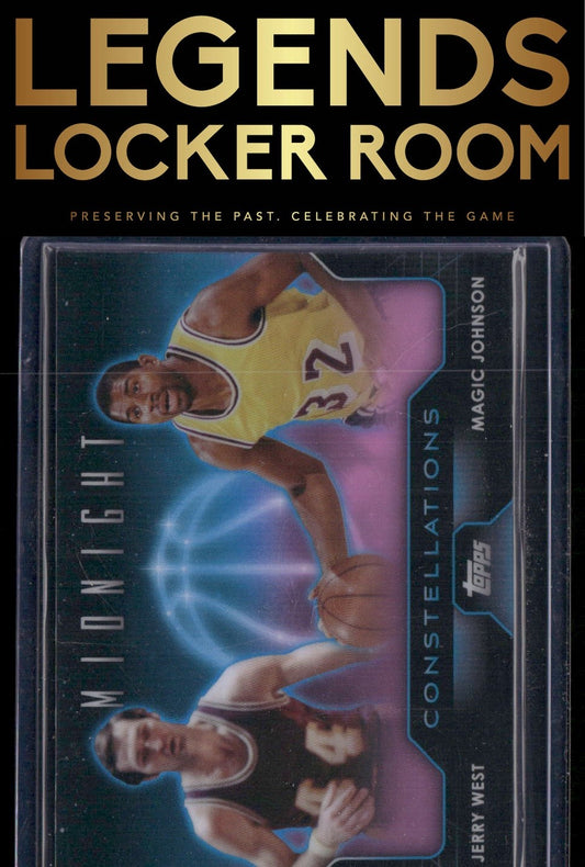 2023-24 Topps Midnight #C-8 Jerry West / Magic Johnson Constellations
