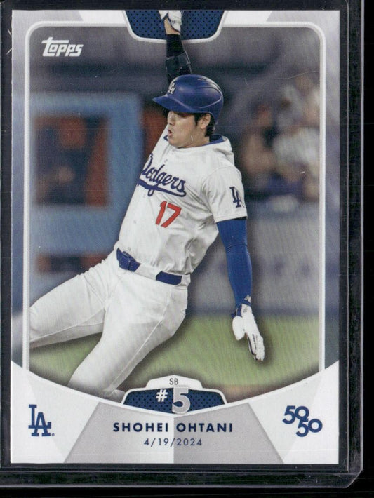 2024 Topps 50/50: Shohei Ohtani SB #5 Shohei Ohtani