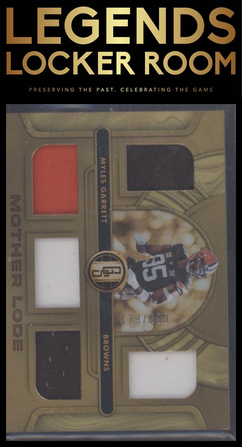 2024 Panini Gold Standard #ML-MGT Myles Garrett Mother Lode #/299