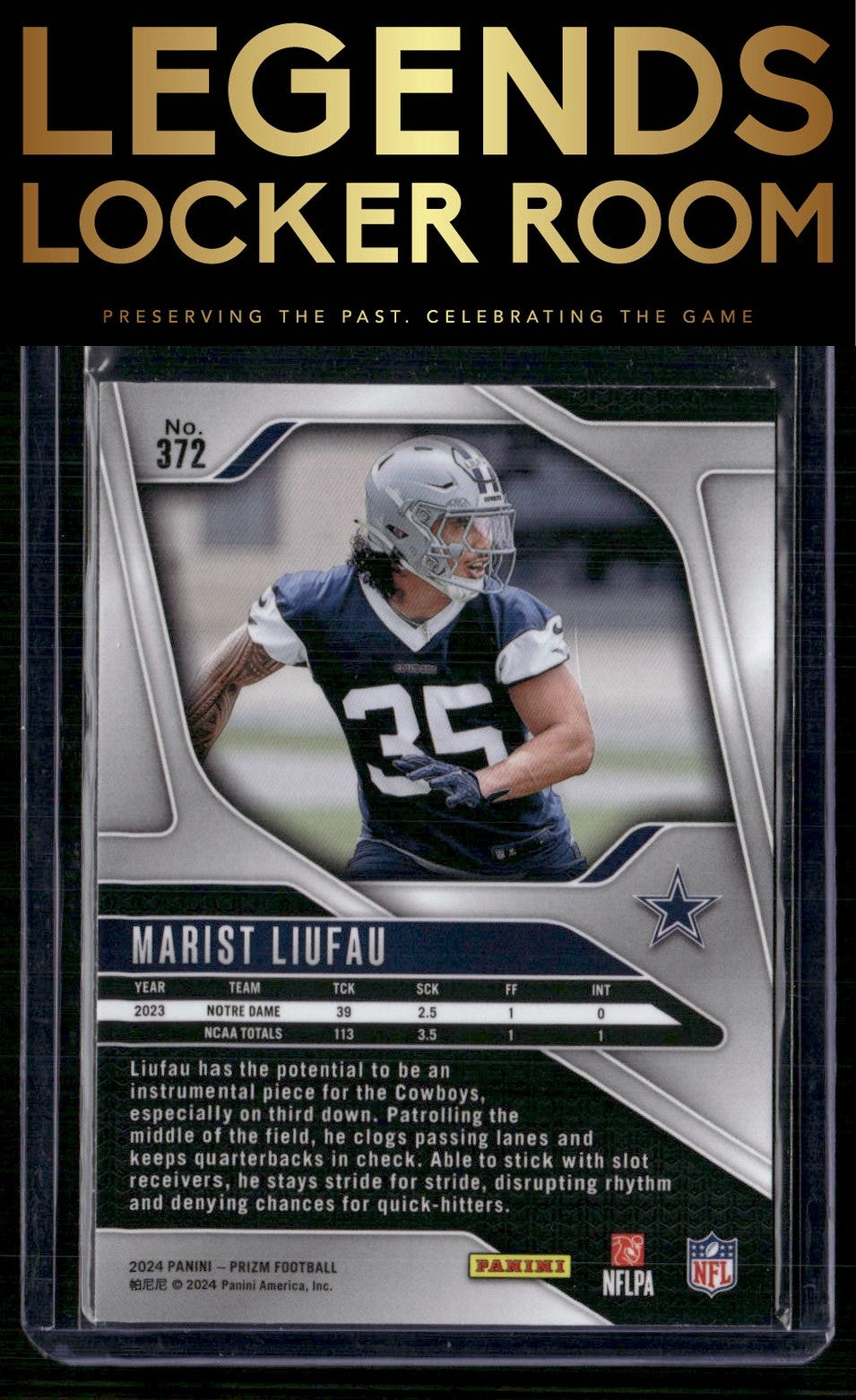2024 Panini Prizm #372 Marist Liufau