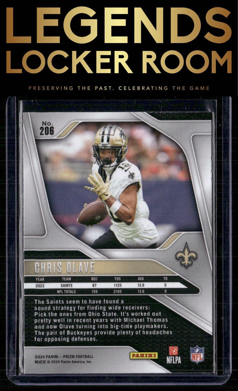 2024 Panini Prizm #206 Chris Olave