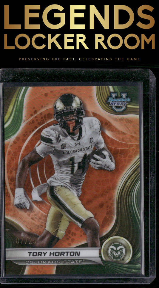 2024 Bowman University Best #94 Tory Horton Orange Refractor #/25