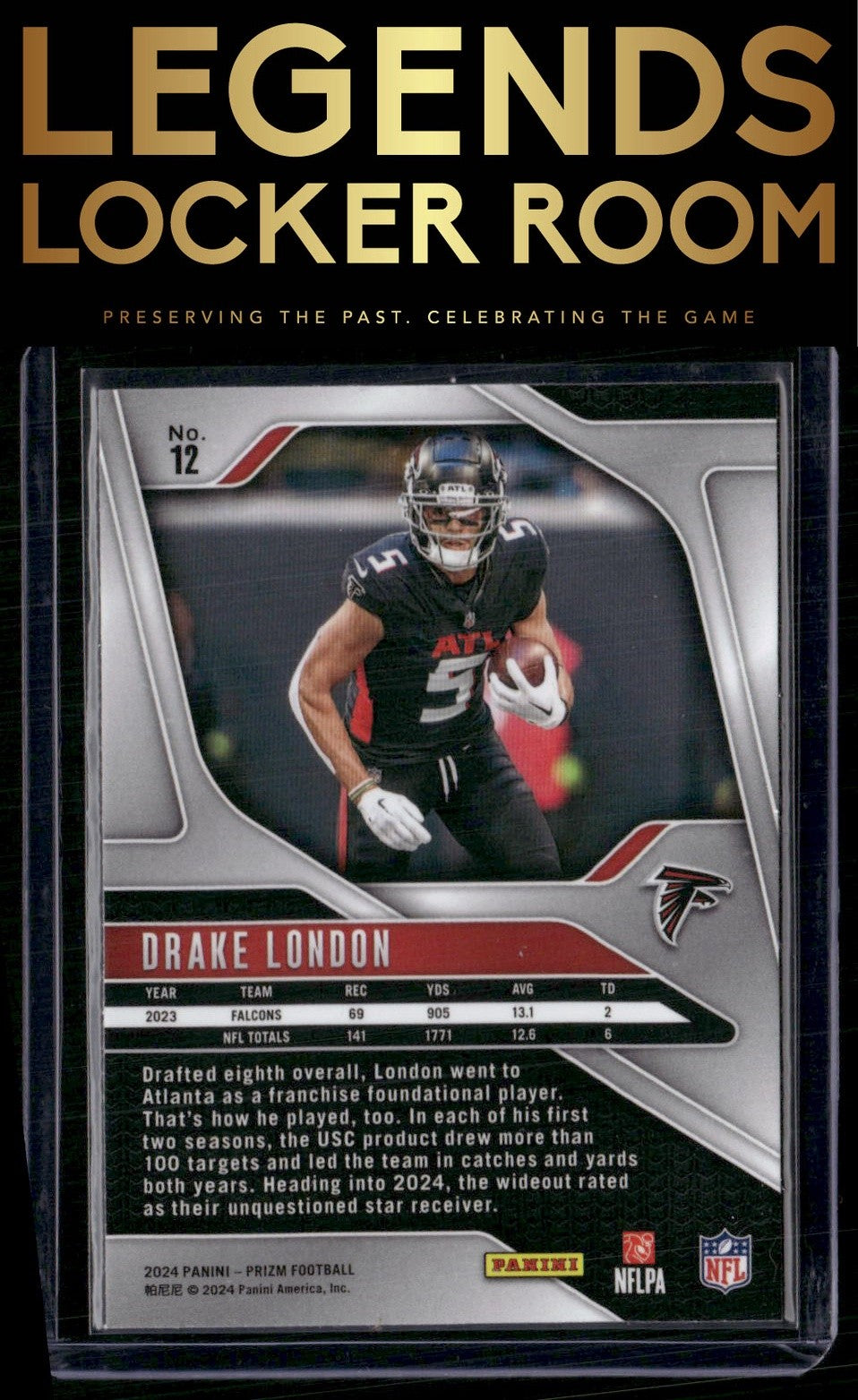 2024 Panini Prizm #12 Drake London