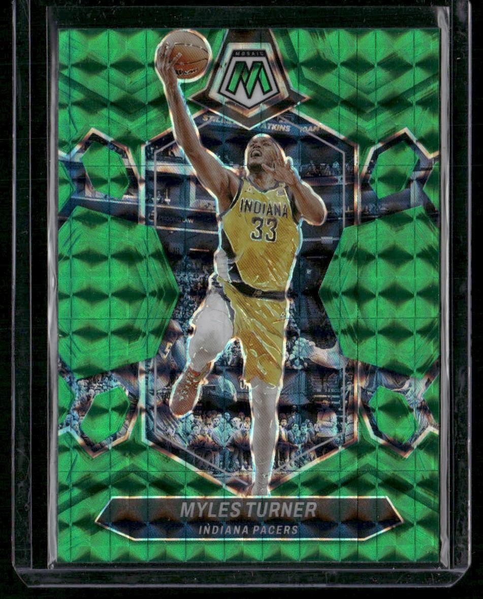 2023-24 Panini Mosaic #198 Myles Turner Green