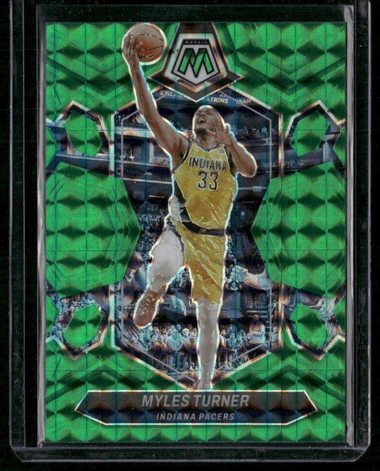 2023-24 Panini Mosaic #198 Myles Turner Green