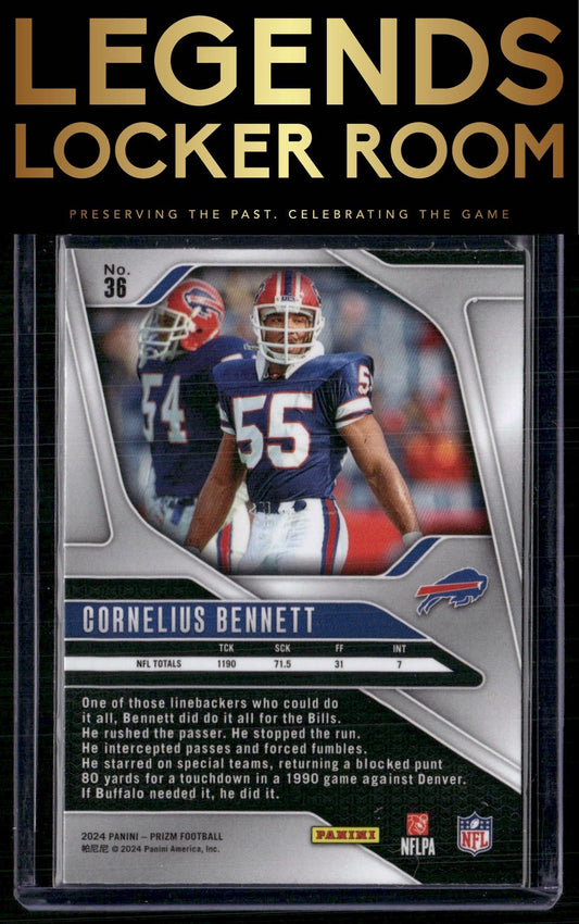 2024 Panini Prizm #36 Cornelius Bennett