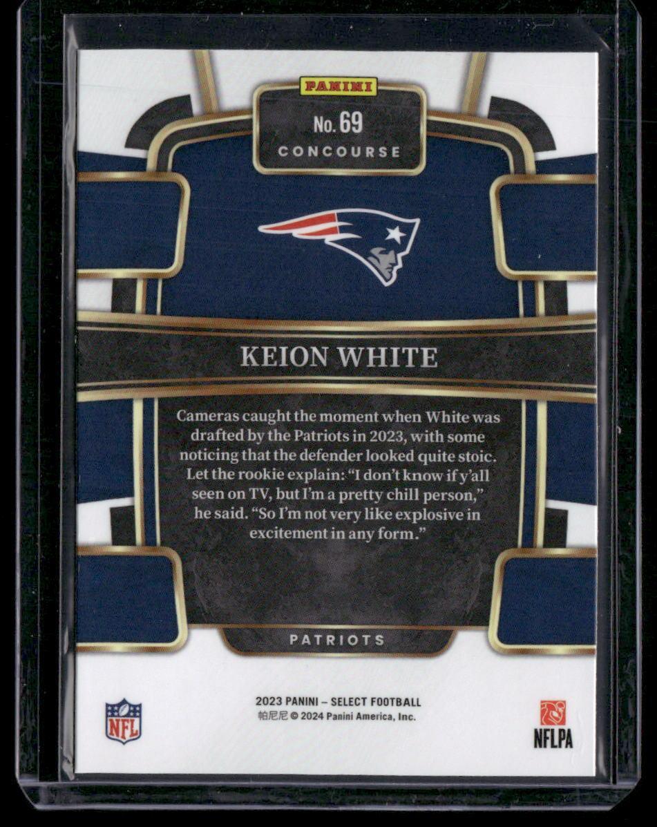 2023 Panini Select #69 Keion White