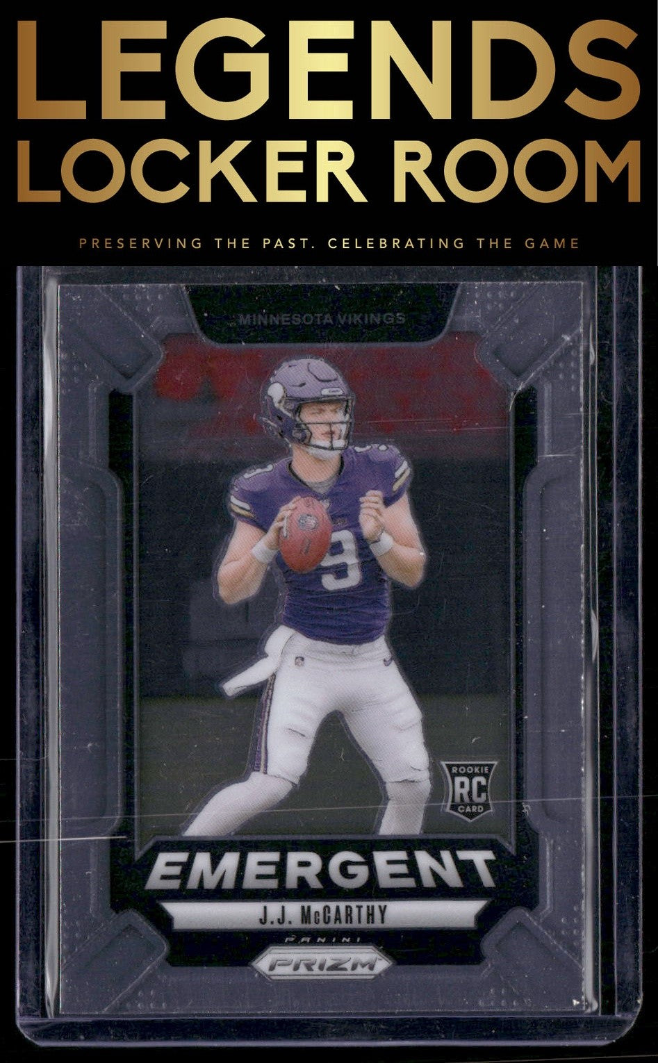 2024 Panini Prizm #19 J.J. McCarthy Emergent