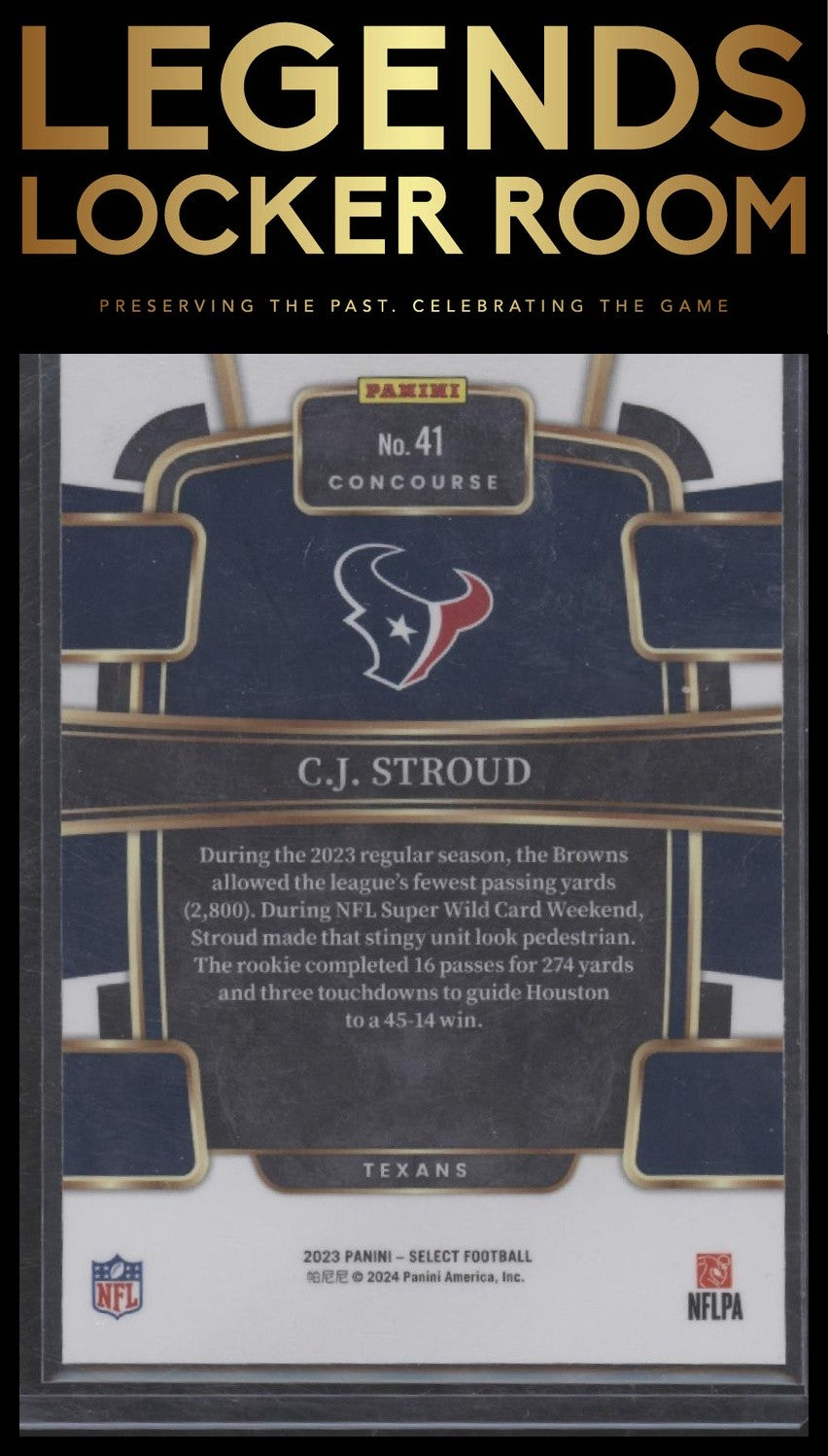 2023 Panini Select #41 C.J. Stroud