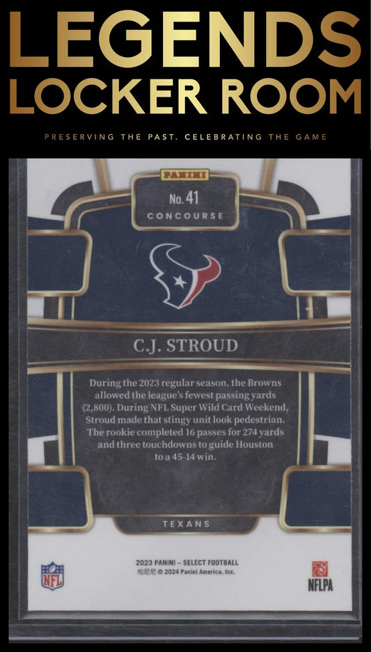 2023 Panini Select #41 C.J. Stroud
