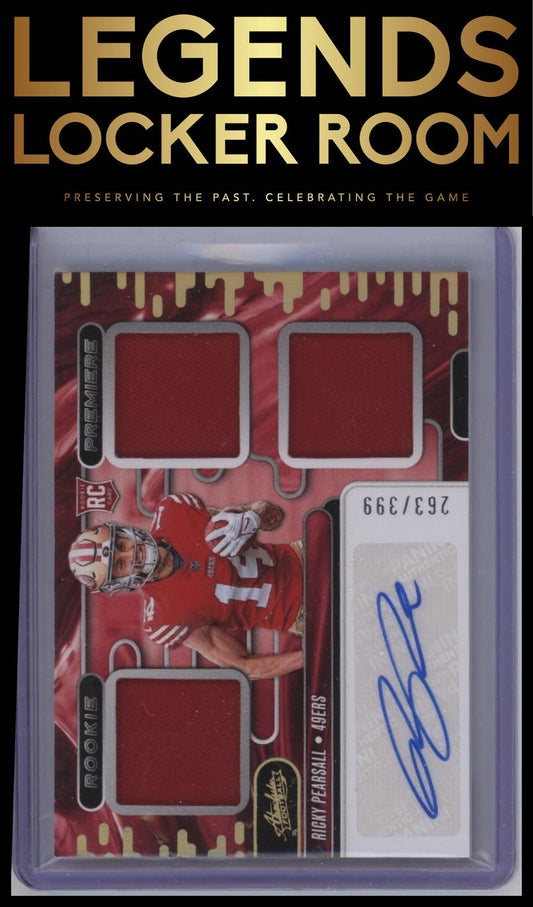 2024 Panini Absolute Ricky Pearsall Rookie Premiere Materials Autos #/399