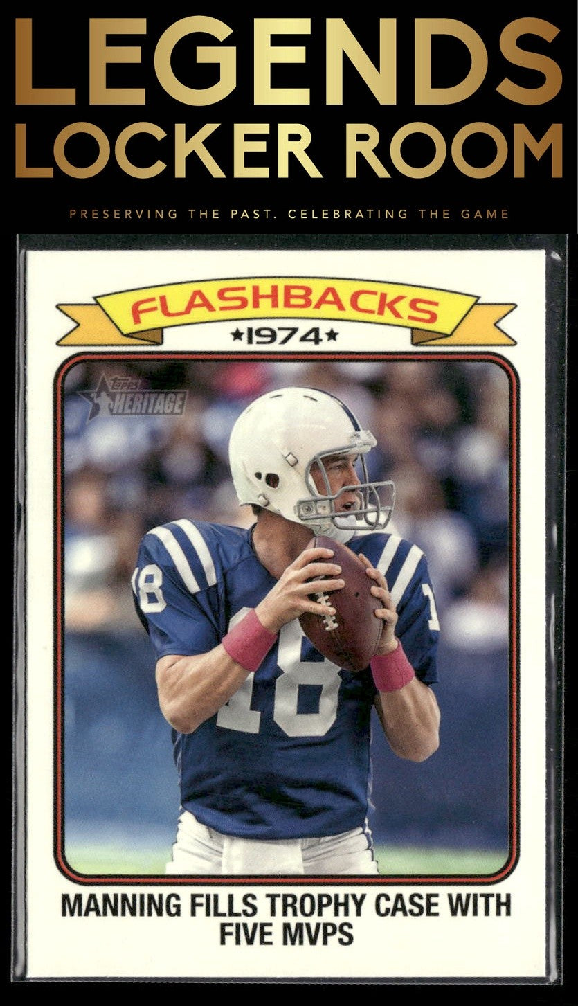 2023 Topps Composite #FF-15 Peyton Manning Football Flashbacks