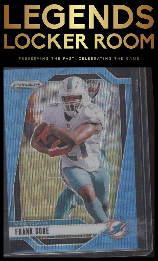 2024 Panini Prizm #184 Frank Gore Blue Wave #/230