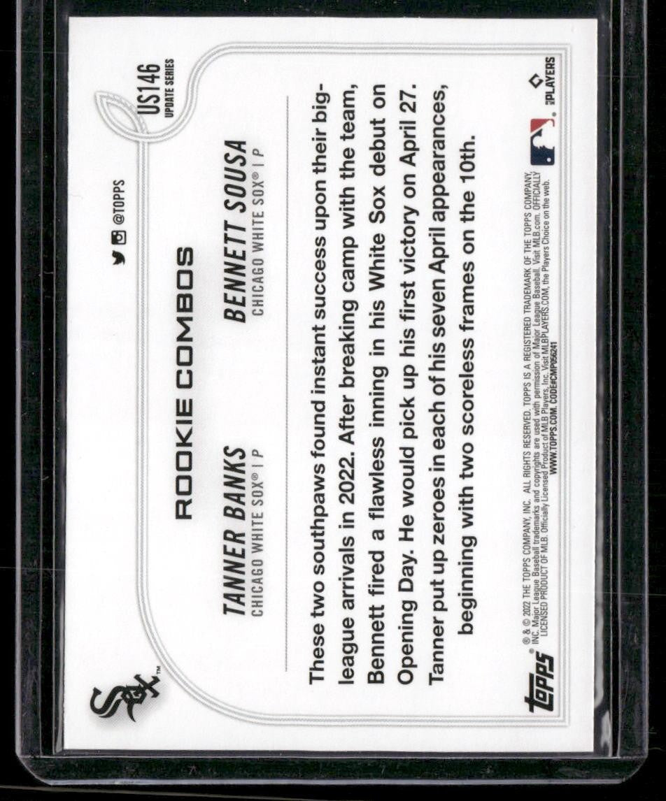 2022 Topps Update #US146 Tanner Banks / Bennett Sousa RCOM