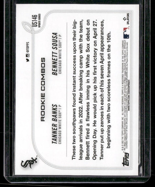 2022 Topps Update #US146 Tanner Banks / Bennett Sousa RCOM