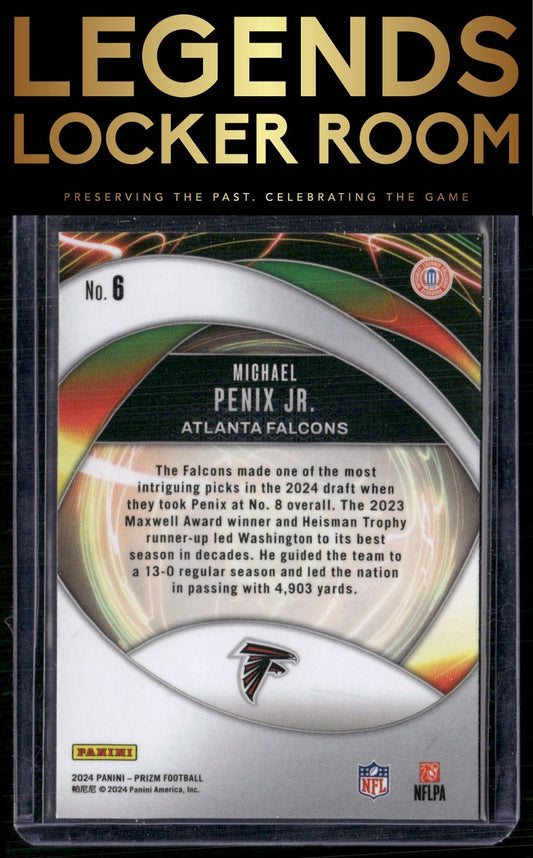 2024 Panini Prizm #6 Michael Penix Jr. Portals