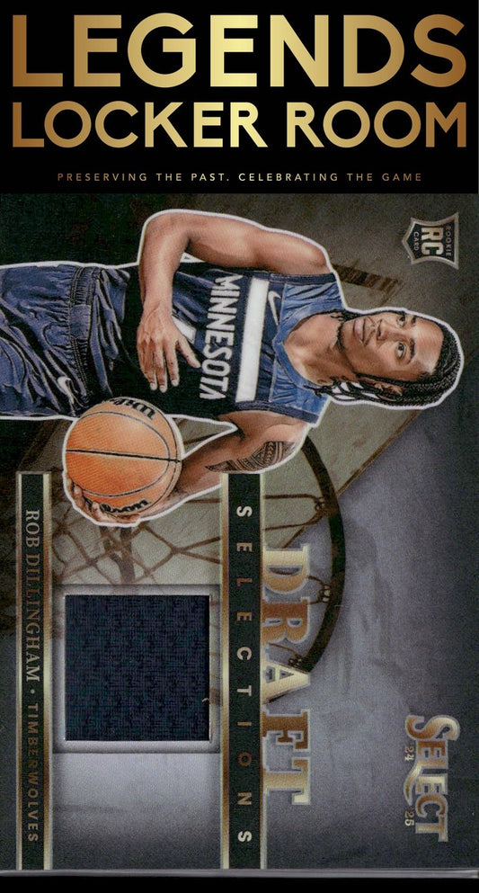 2024-25 Panini Select #DSM-ROB Rob Dillingham Draft Selections Memorabilia