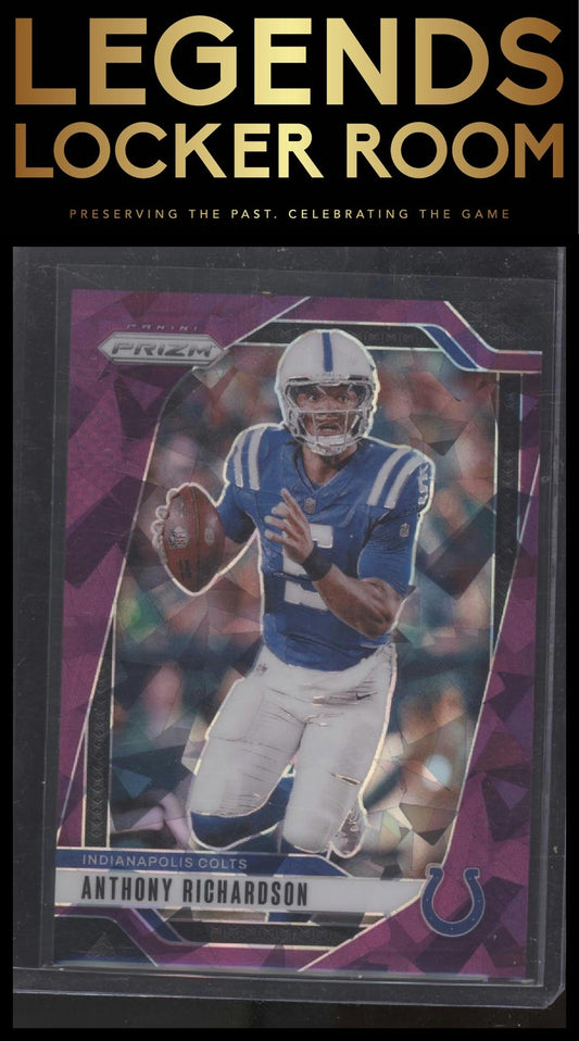 2024 Panini Prizm #120 Anthony Richardson Purple Ice #/225