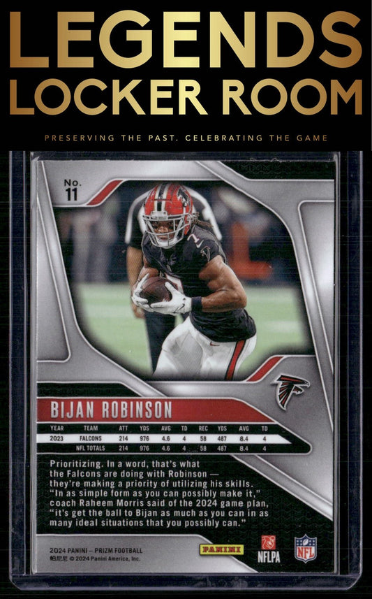 2024 Panini Prizm #11 Bijan Robinson