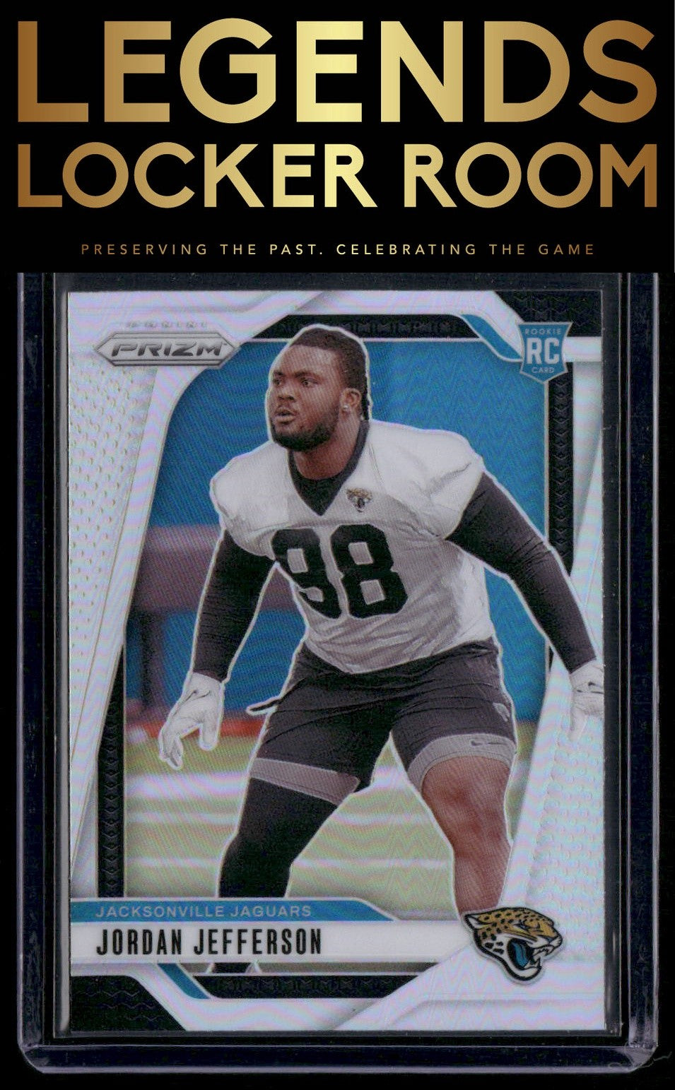 2024 Panini Prizm #358 Jordan Jefferson Silver