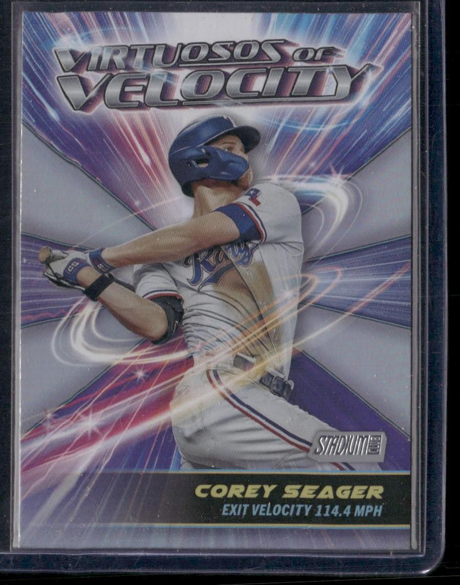 2024 Stadium Club #VV-9 Corey Seager Virtuosos of Velocity