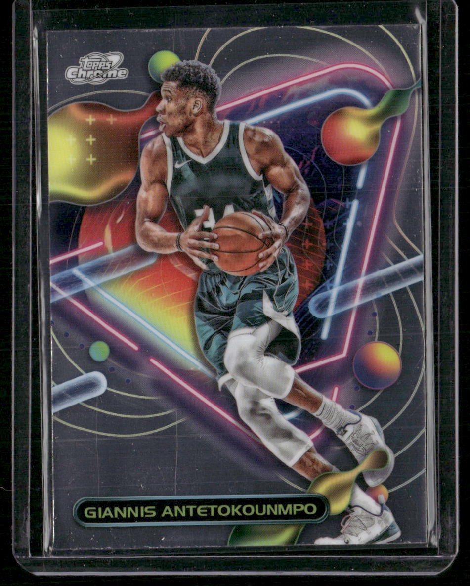 2023-24 Topps Chrome Cosmic #27 Giannis Antetokounmpo