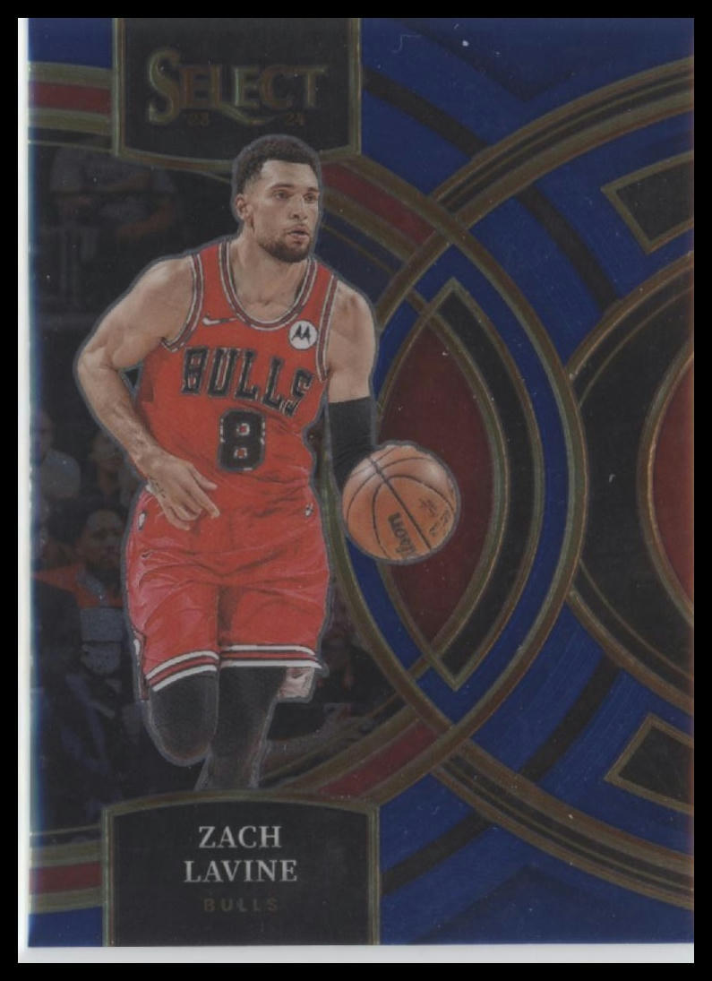 2023-24 Panini Select #185 Zach LaVine Blue (Retail Base)