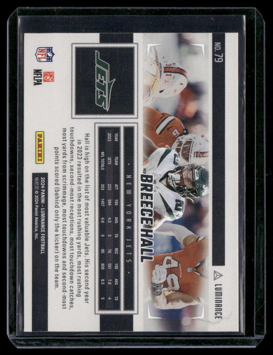 2024 Panini Luminance #79 Breece Hall