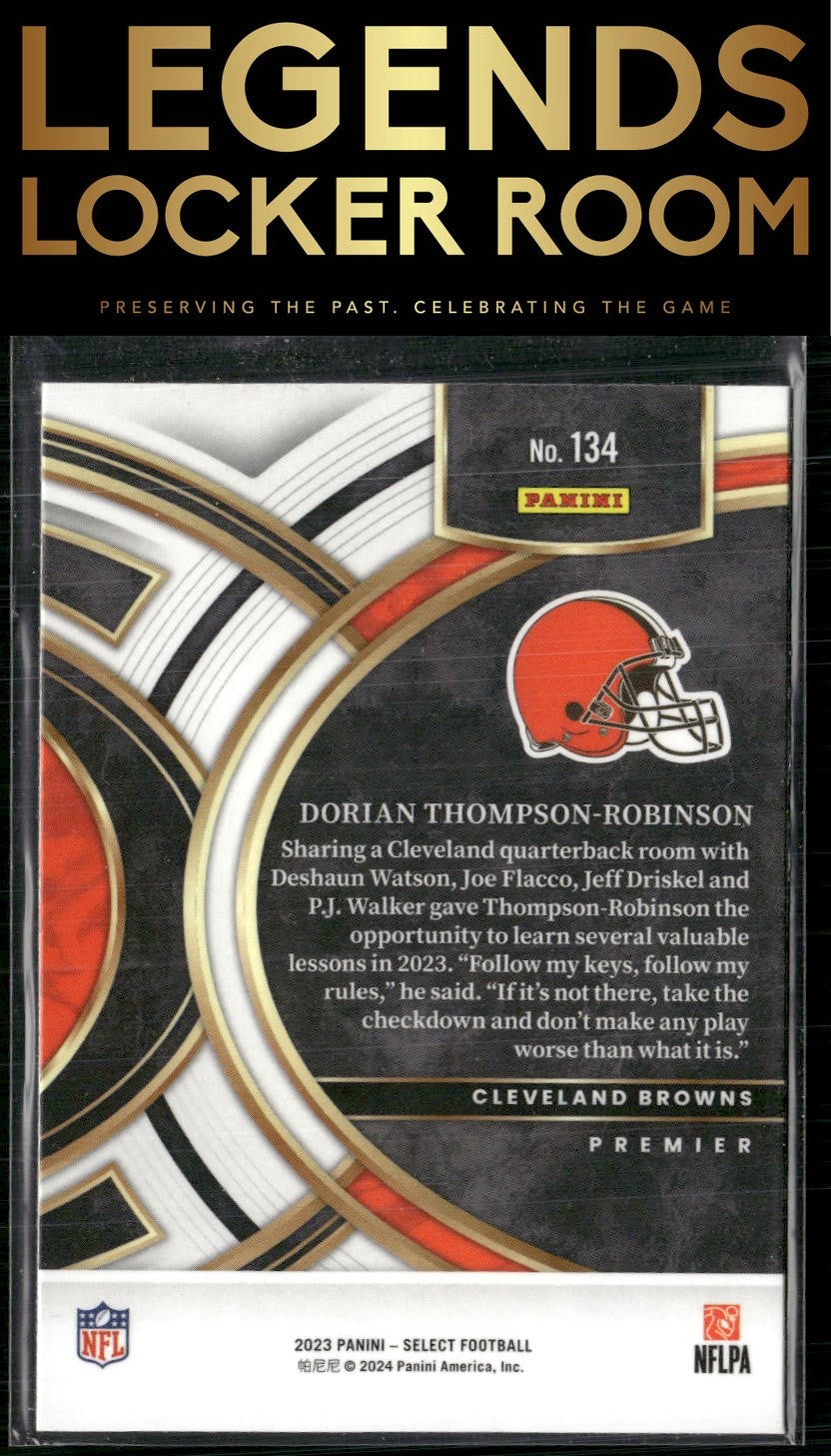 2023 Panini Select #134 Dorian Thompson-Robinson