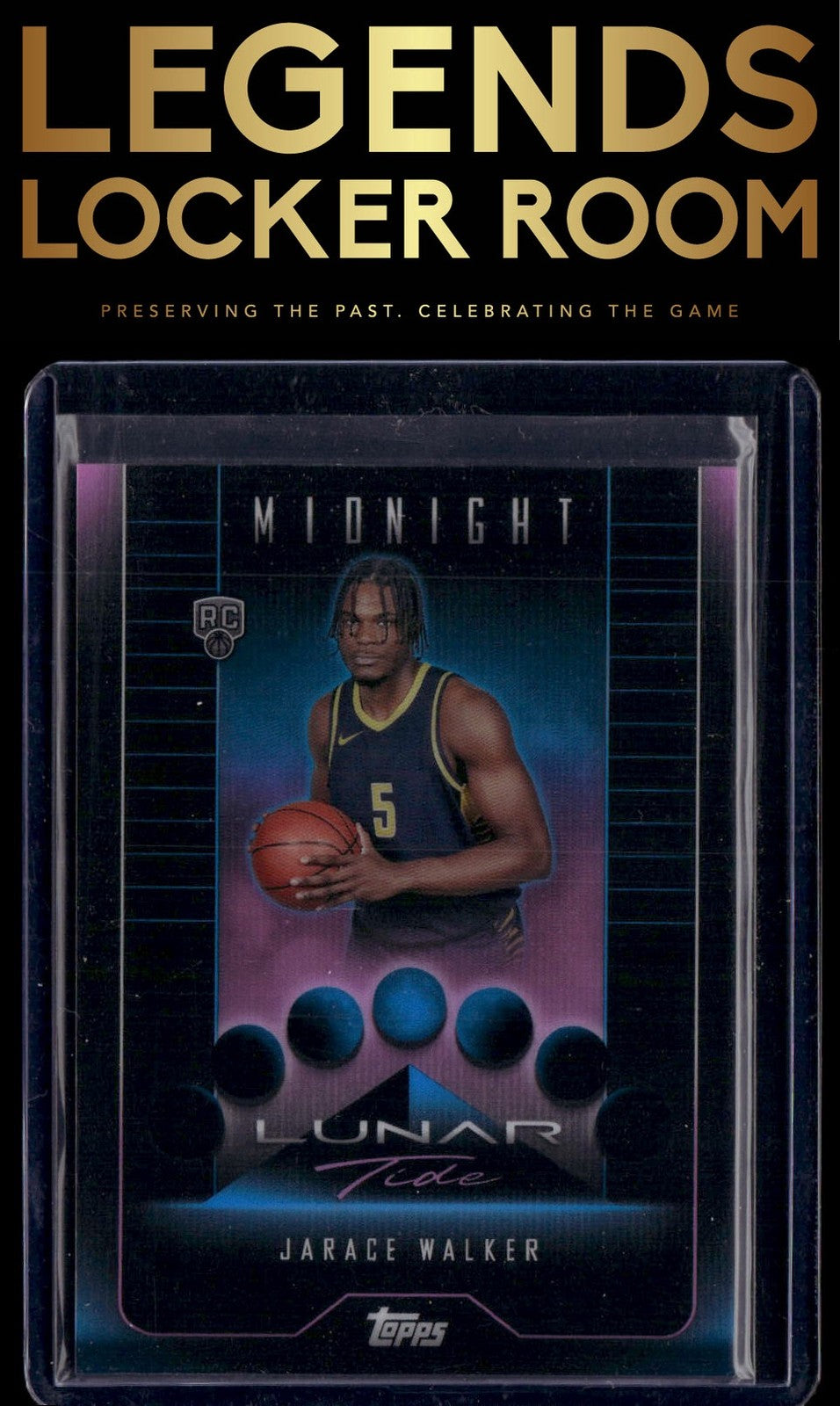 2023-24 Topps Midnight #LT-14 Jarace Walker Lunar Tide