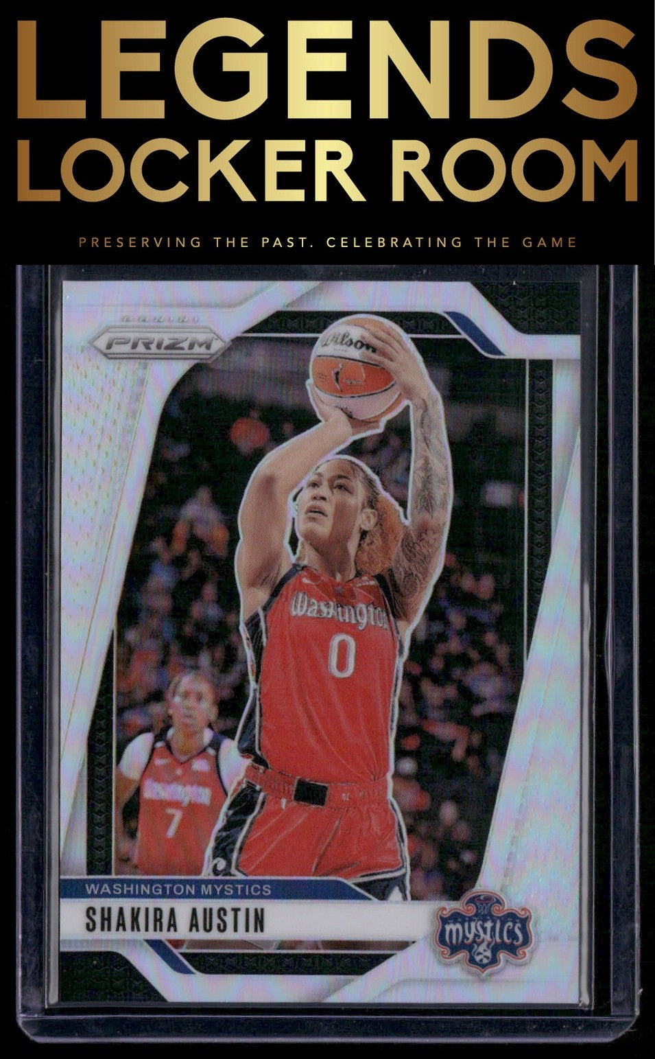 2024 Panini Prizm WNBA #134 Shakira Austin Silver Prizms