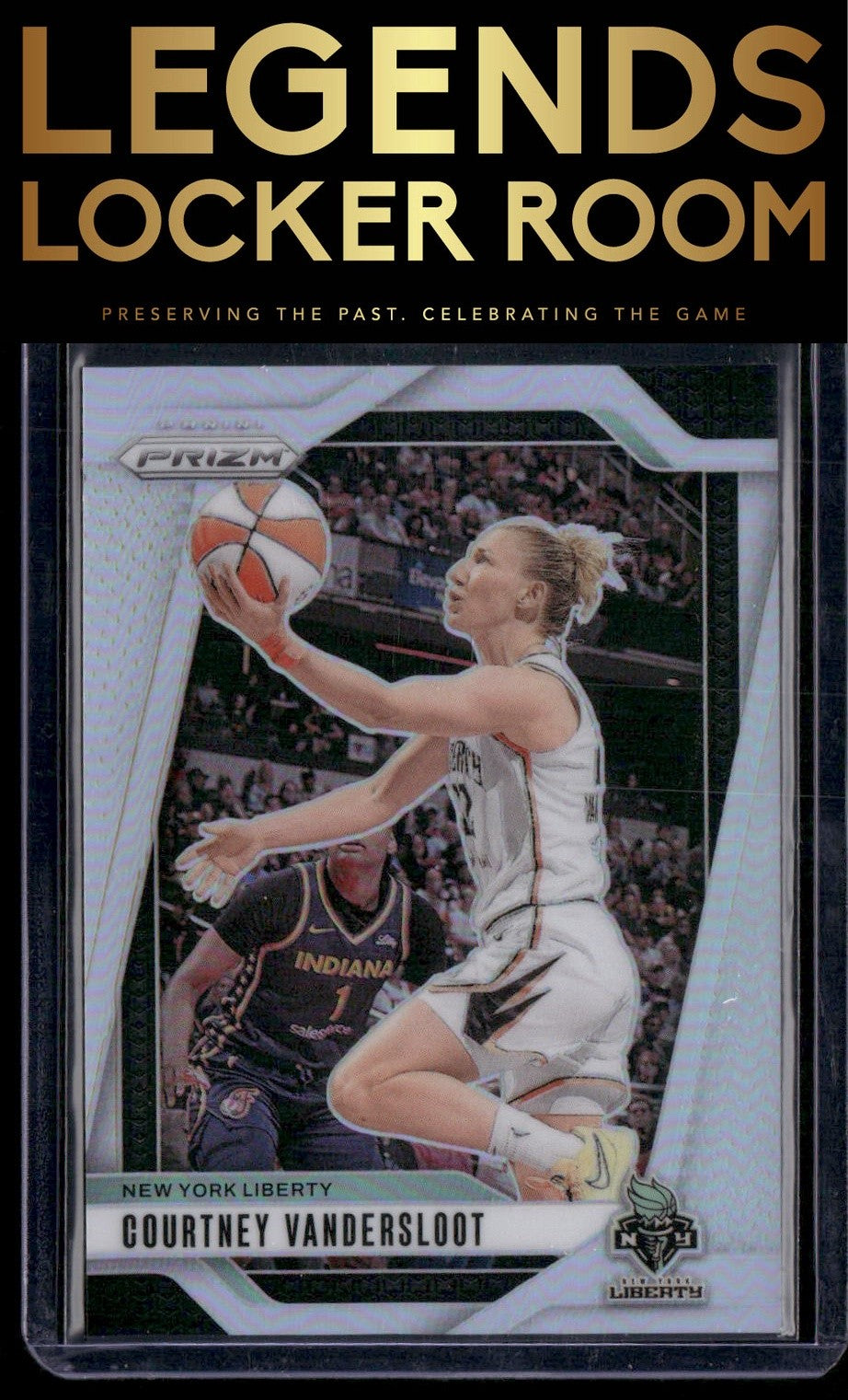 2024 Panini Prizm WNBA #53 Courtney Vandersloot Silver Prizms