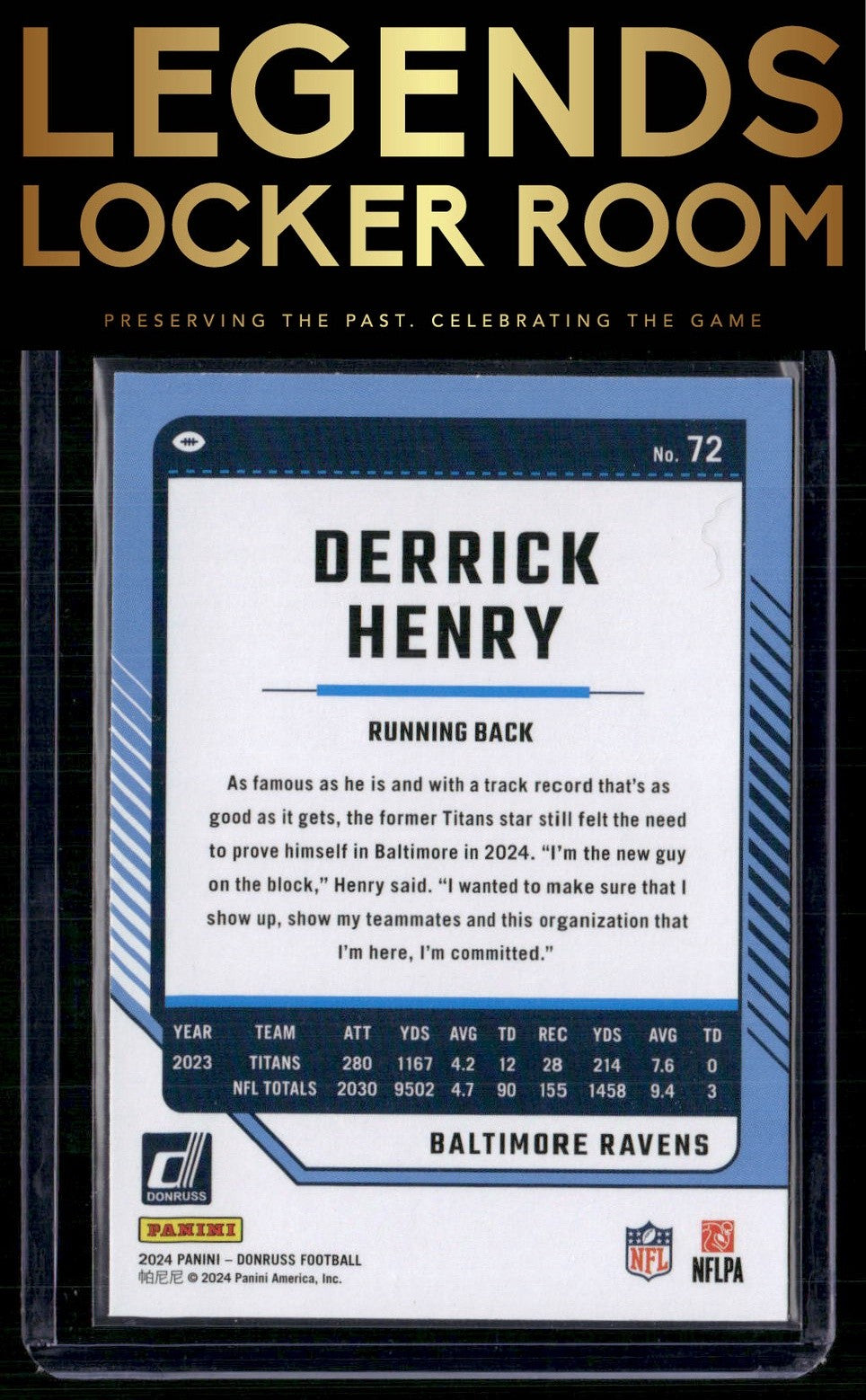 2024 Donruss #72 Derrick Henry
